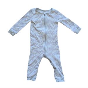 Tea Collection Bird Zipper Pajamas - 3-6M